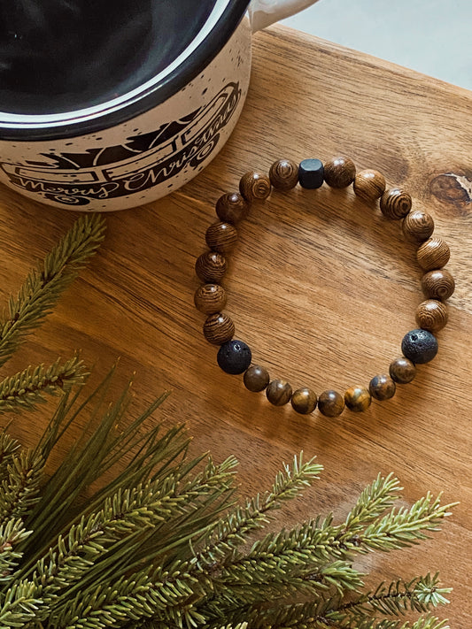 Wes, Mens Diffuser Bracelet